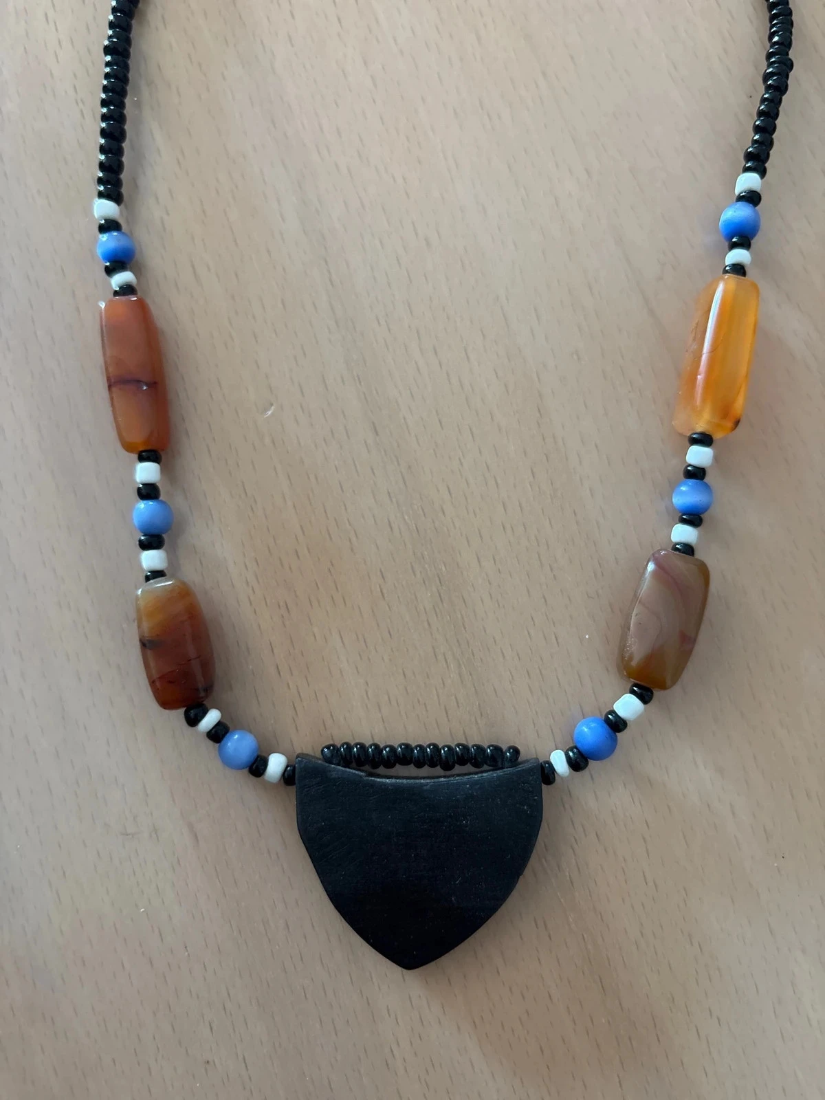 Collier perle noir – photo 2